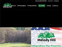 Tablet Screenshot of melodyhillcc.com